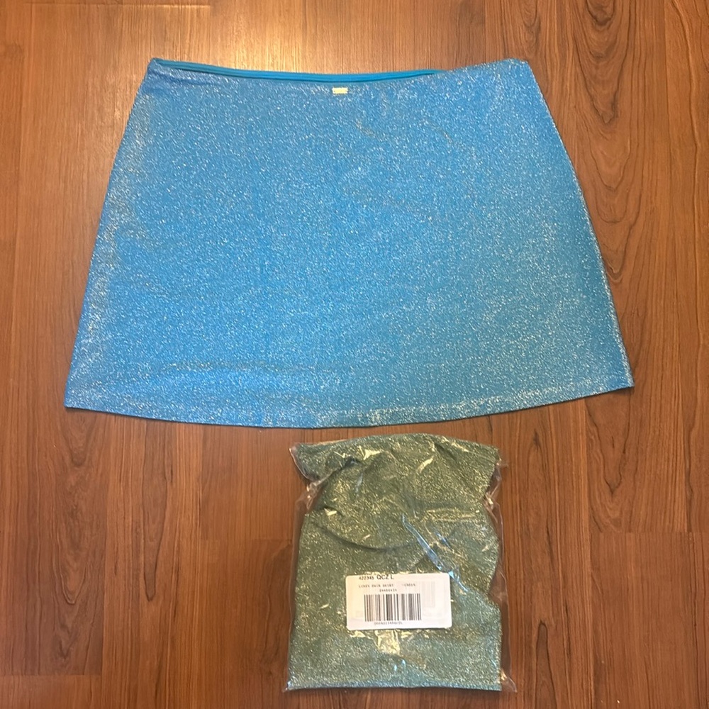 Lot of Two PINK Swim Skirt Cover Up NWT